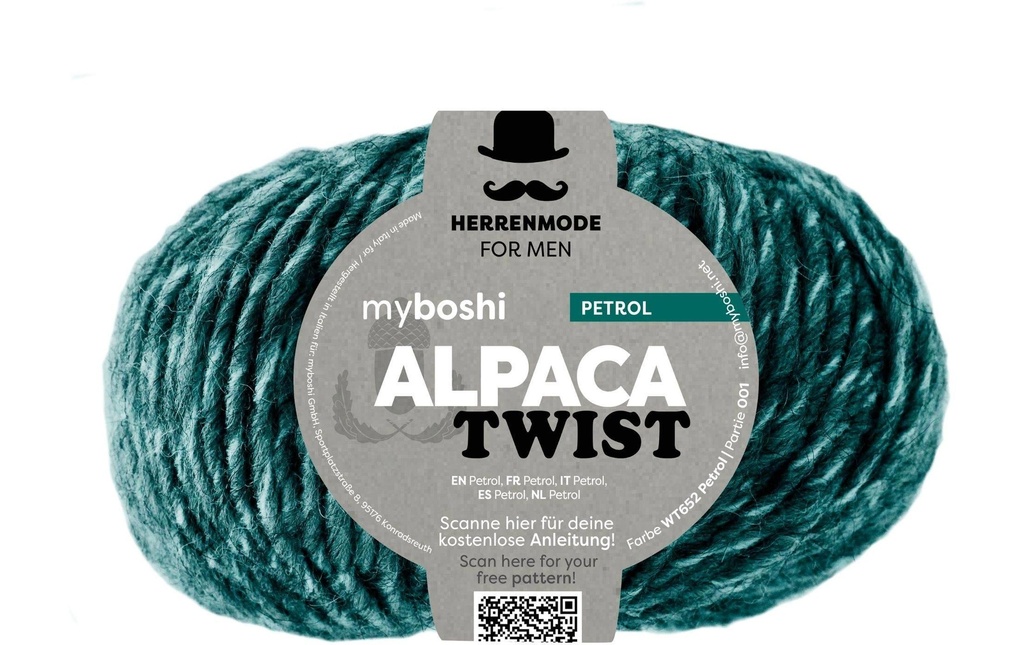 myBoshi Laine Alpaca Twist Pétrole
