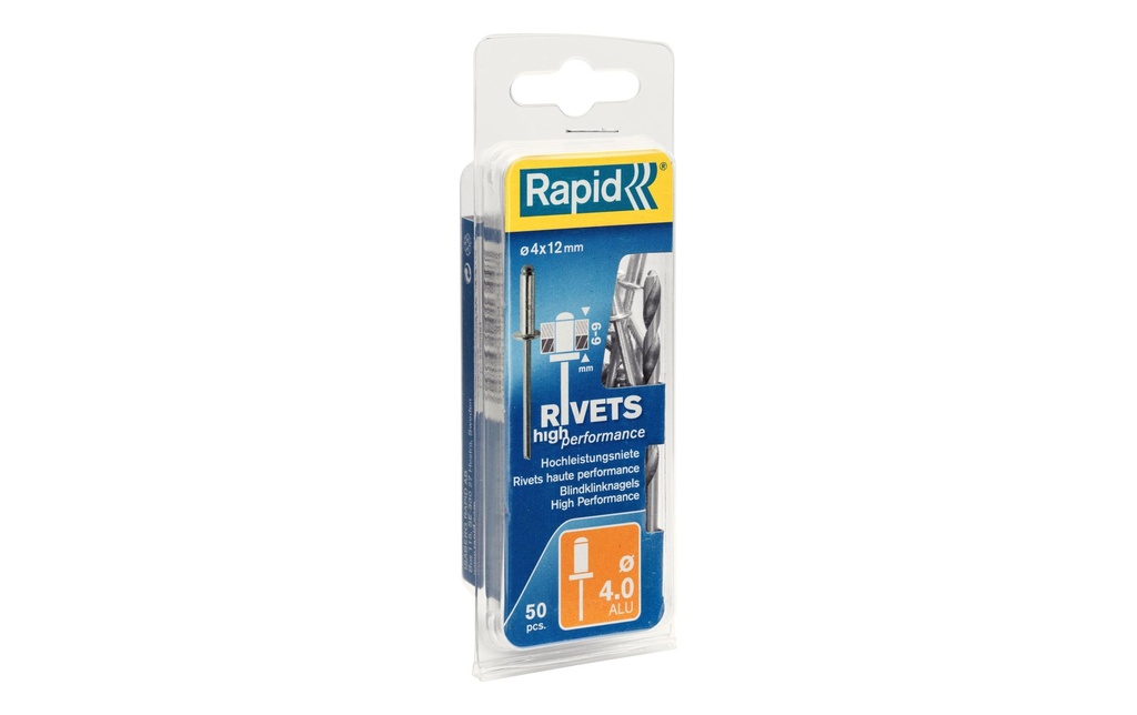 Rapid Rivets aveugles Universal Ø 4.0 x 12 mm