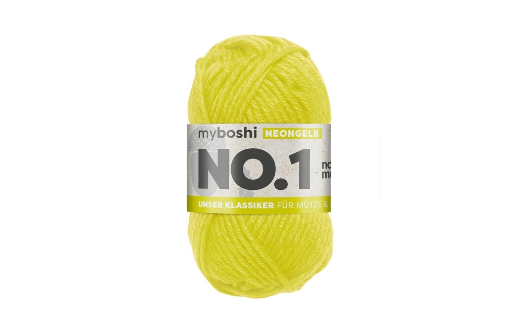 myBoshi Laine Nr.1 Jaune fluo 50 g, 55 m