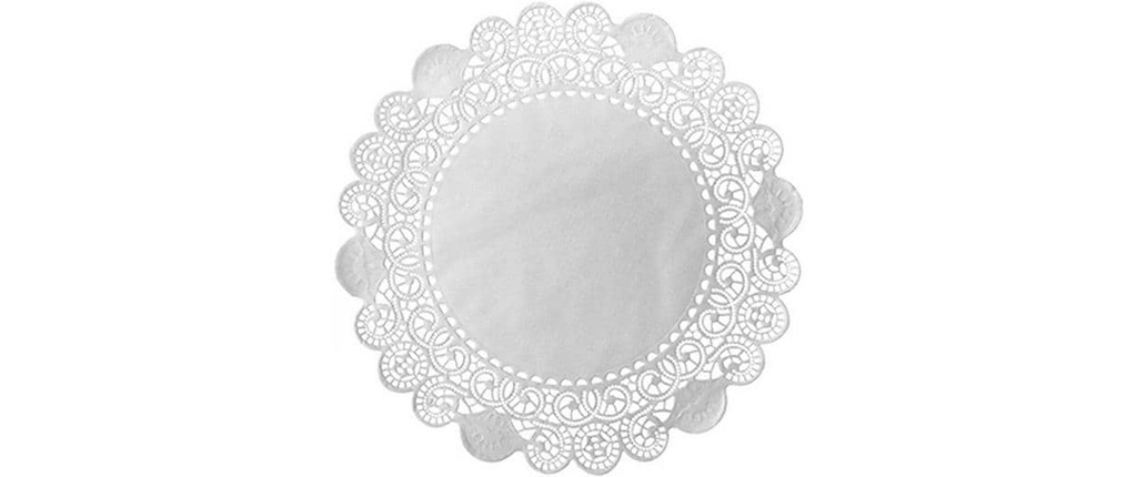 Duni Napperons rond 30 cm, 250 Pièce/s, Blanc