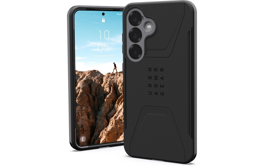 UAG Coque arrière Civilian Galaxy S25 Black