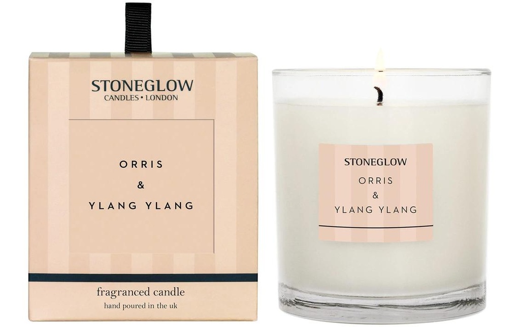 Stoneglow Bougie parfumée Orris & Ylang Ylang 220 g