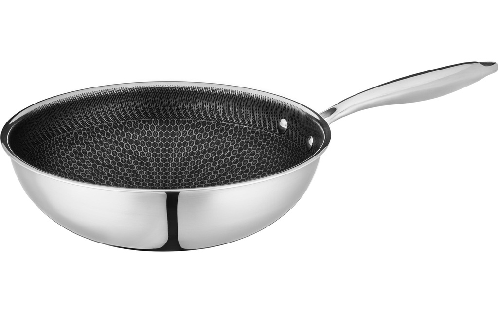 Mäser Wok HESTIA 30 cm, argent