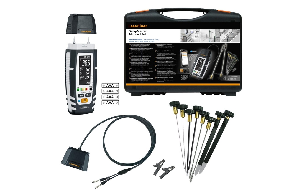 Laserliner Humidimètres pour matériaux DampMaster Allround Set