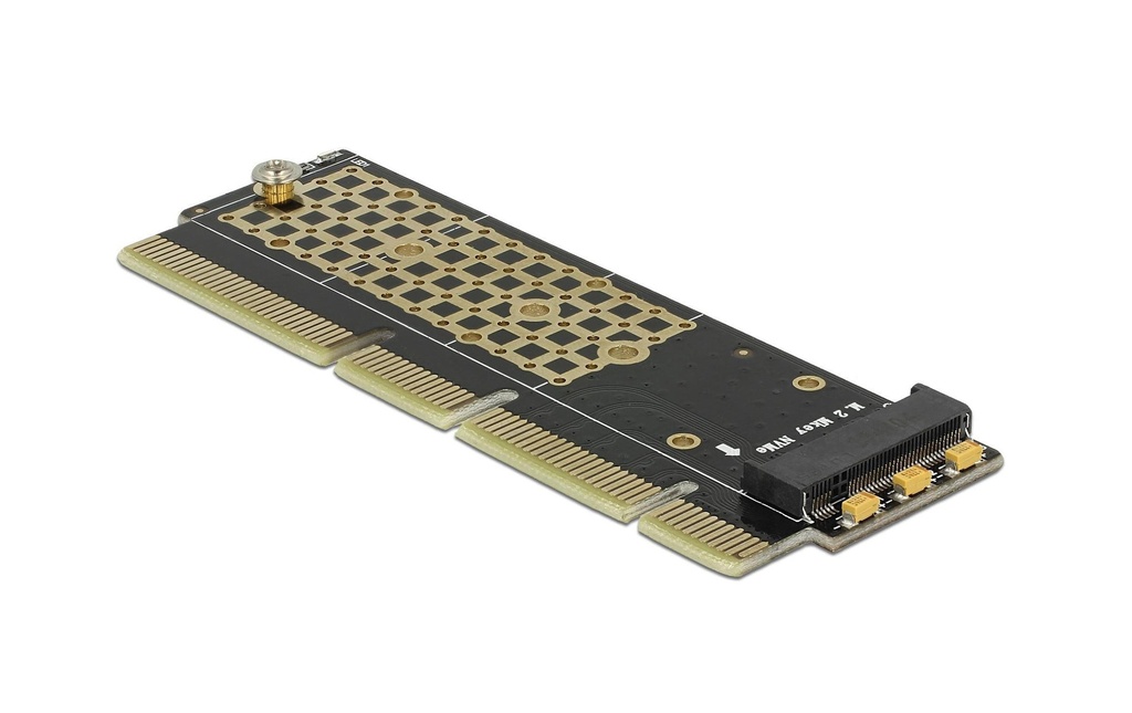 Delock Adaptateur de bus hôte PCIe x16/x8/x4 – M.2, NVMe, Key M