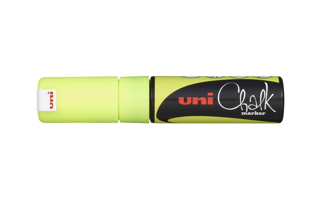 UNI-BALL Marqueur craie 8mm jaune