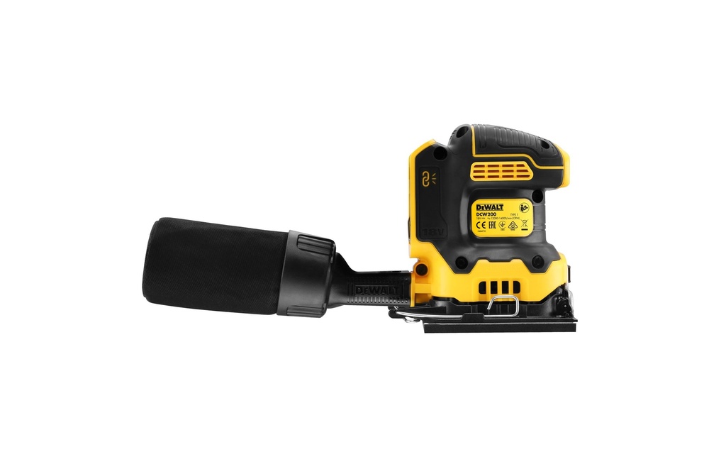 DEWALT Ponceuse vibrante sans fil DCW200NT 18 V, Solo