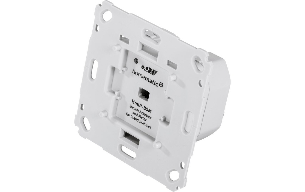 Homematic IP Smart Home Commutateur radio/actionneur de mesure pour interrupteurs de marque