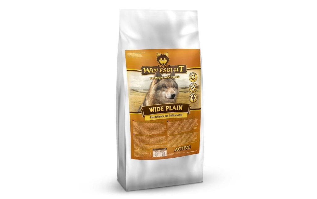 Wolfsblut Alimentation sèche Dog Wide Plain Active Adult, 2 kg