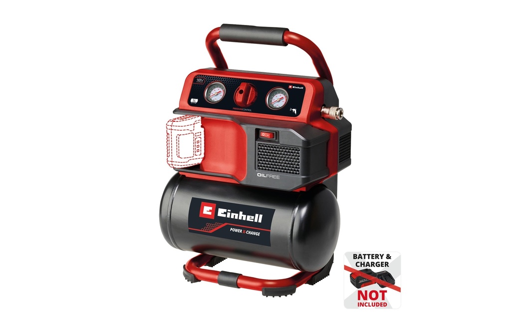 Einhell Compresseur à batterie TE-AC 18/75 Li Set EX CH