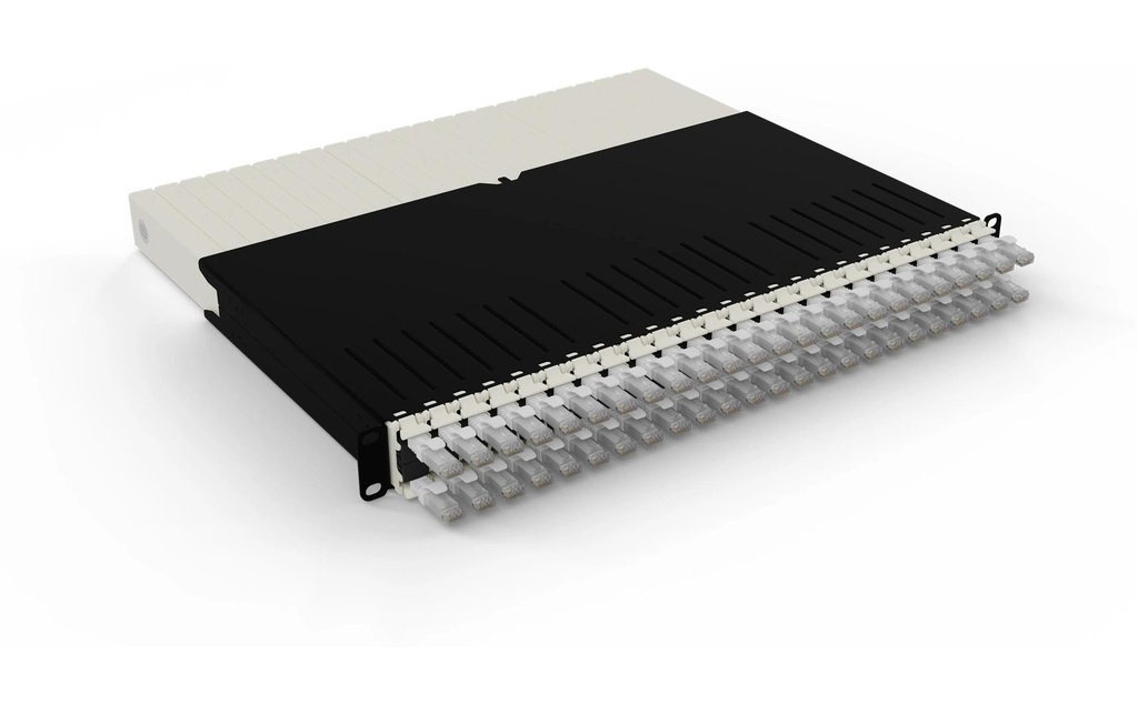 Patchbox patchbox.one / 8RU / Cat 6A, UTP, 0.8 m, Blanc