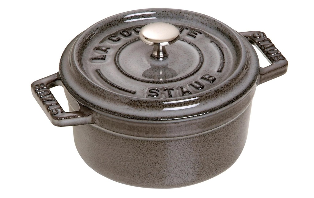 Staub Rôtisseur Cocotte 22 cm, Graphite, 2.6 l
