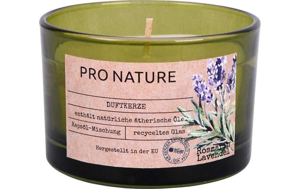 müller Kerzen Bougie parfumée Romarin & lavande 5.8 x 8.6 cm