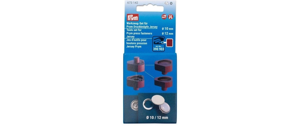 Prym Boutons poussoirs Kit d'outils