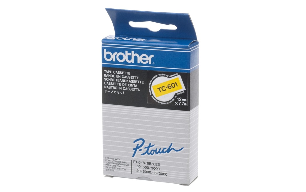P-TOUCH P-touch ruban 12mm jaune-noir
