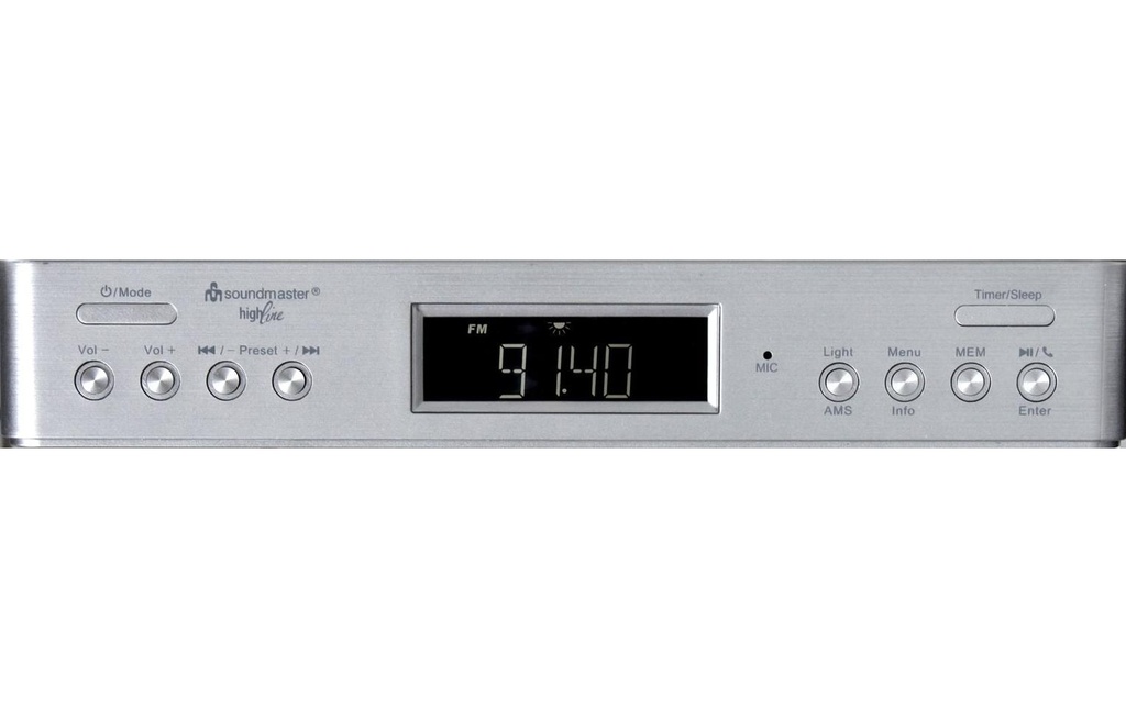 soundmaster Radio de cuisine UR2045SI Argenté