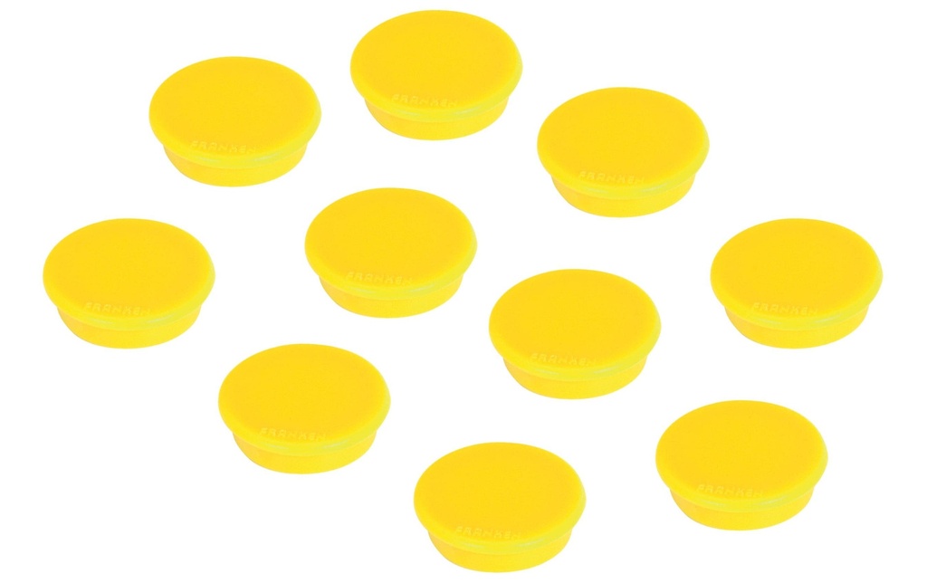 Franken Aimant Ø 38 mm, 2.5 kg, 10 Pièce/s, Jaune