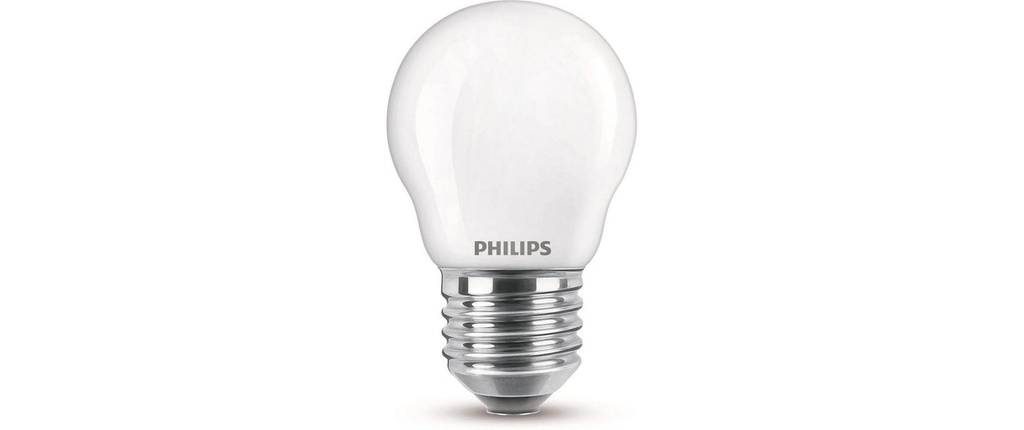 Philips Lampe LEDcla 40W E27 P45 WW FR ND Blanc chaud (WW)