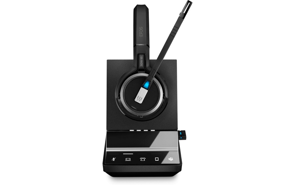 EPOS Casque avec micro IMPACT SDW 5066T Station de base, dongle BTD inclus