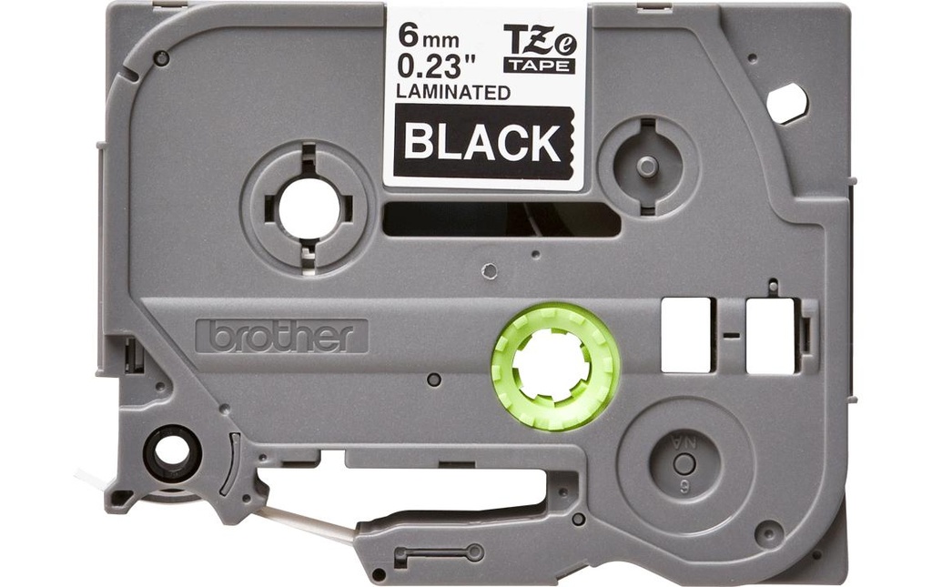 P-TOUCH Ruban P-Touch 6mm noir-blanc
