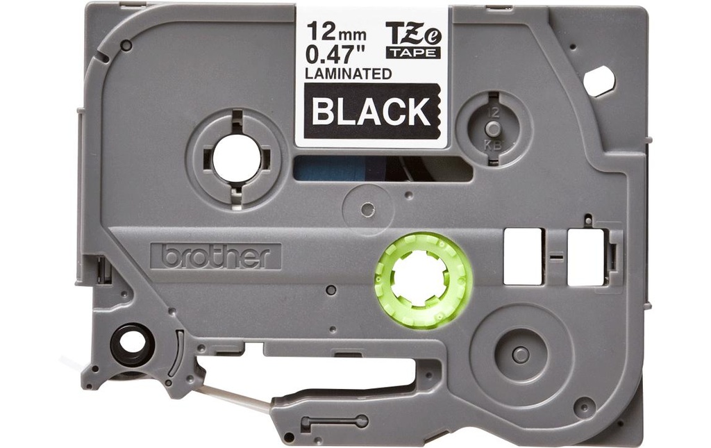 P-TOUCH Ruban P-Touch 12mm noir-blanc