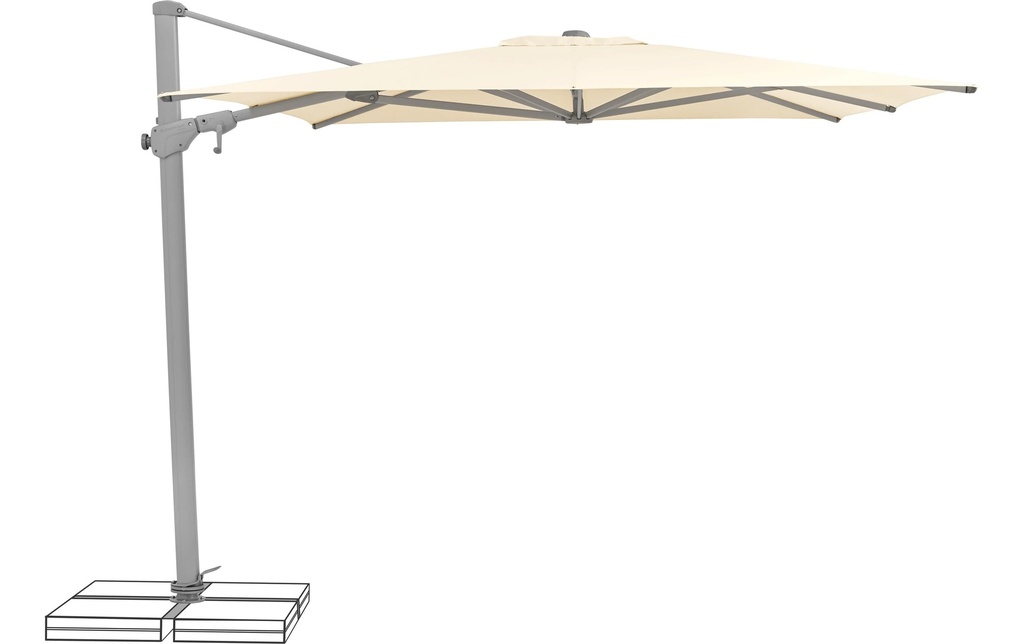 Suncomfort by Glatz Parasol Varioflex Ecru