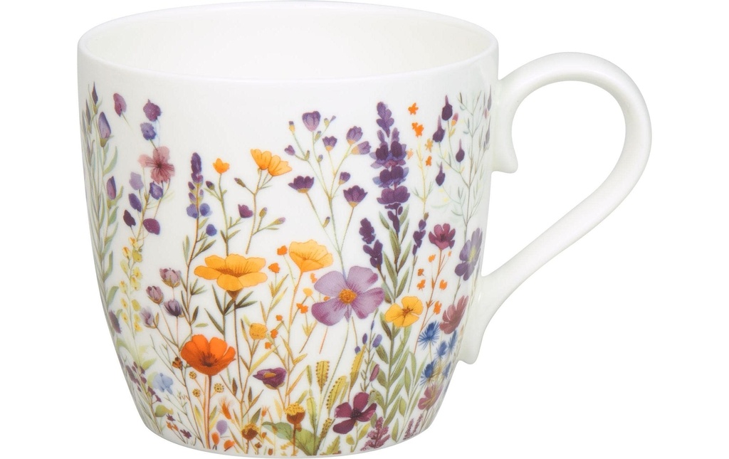 Könitz Tasse universelle Prairie fleurie 425 ml, Blanc