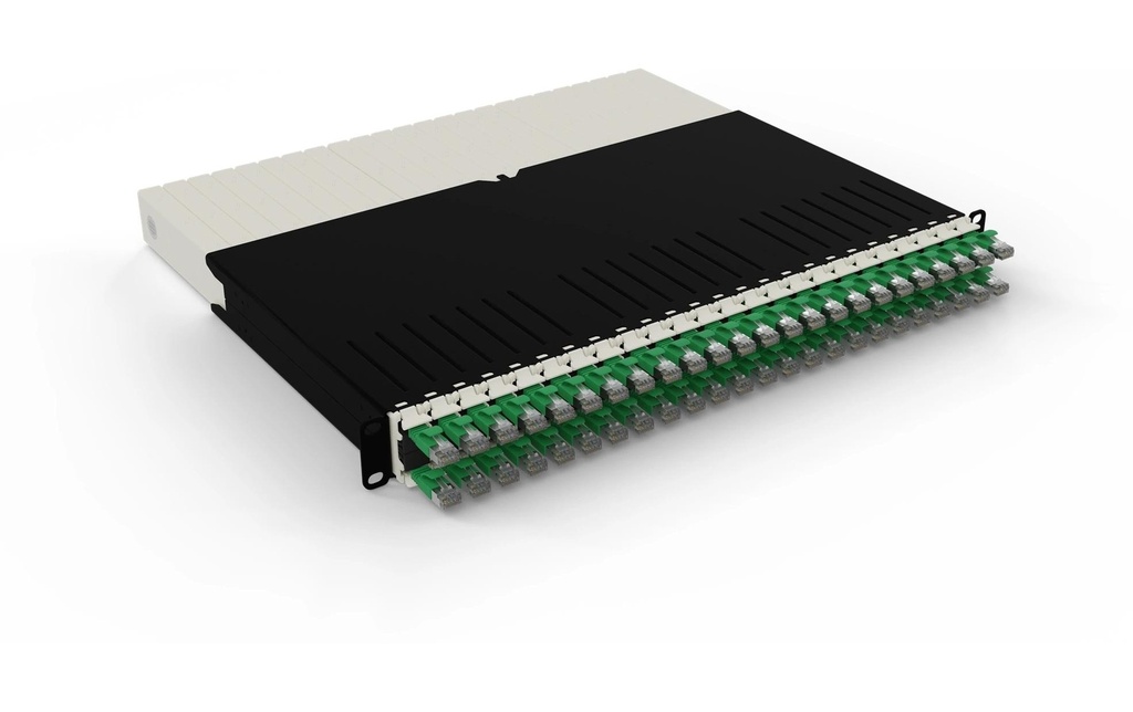 Patchbox patchbox.one / 8RU / Cat 6A, STP, 0.8 m, Vert