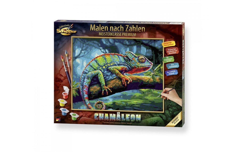 Schipper Peinture avec chiffres Caméléon
