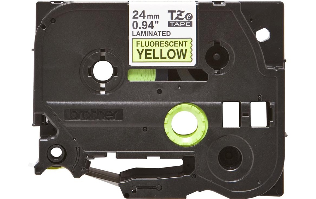 P-TOUCH Ruban P-Touch 24mm jaun-fl-noi