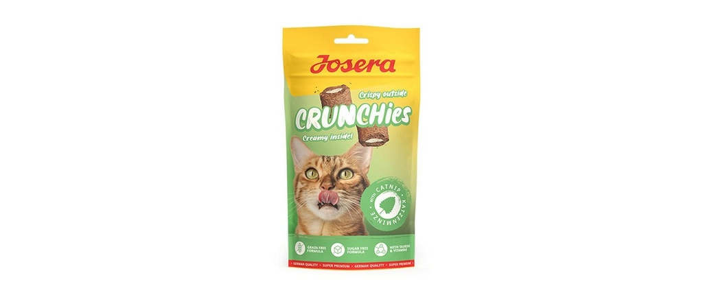 Josera Collation pour chat Crunchies avec catnip, 60 g