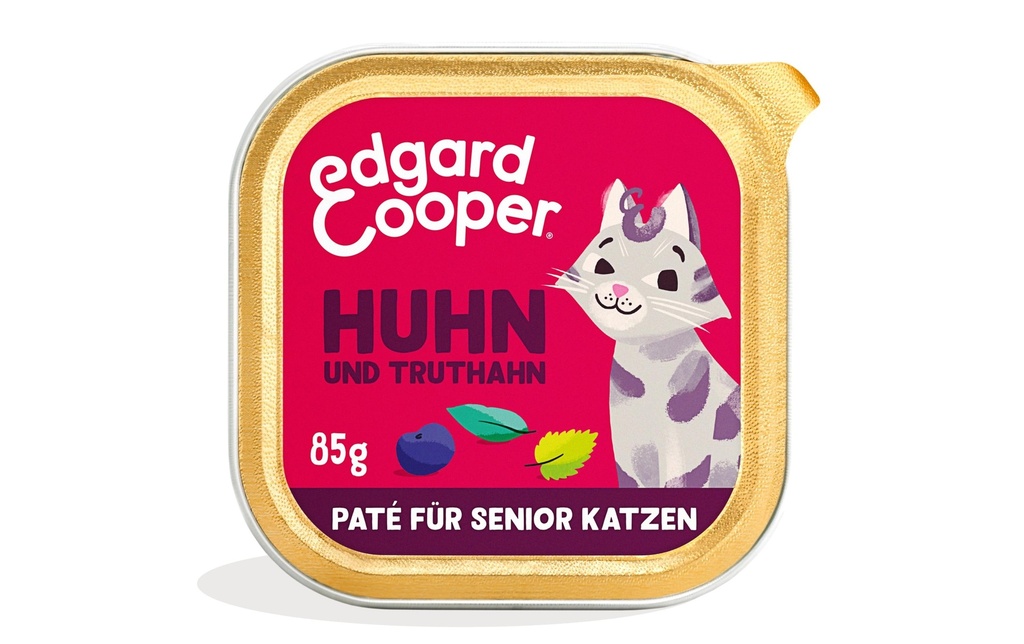 Edgard & Cooper Alimentation humide Senior poulet & dinde, 16 x 85g