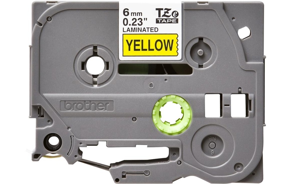 P-TOUCH Ruban P-Touch 6mm jaune-noir