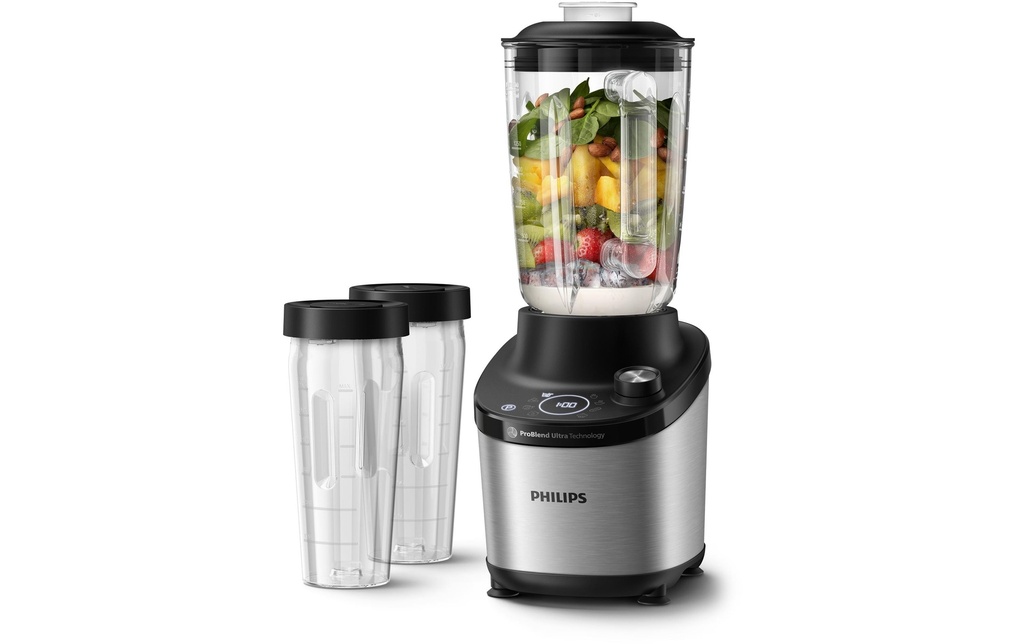 Philips Mixeur HR3760/12 7000 Series Noir/Acier inoxydable