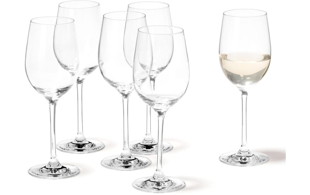 LEONARDO Verre à vin blanc Ciao+ 300 ml, 6 Pièce/s, Transparent