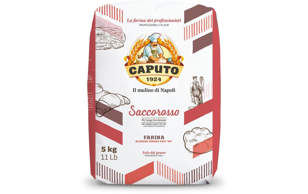 Caputo Farine pour pizza Saccorosso «Tipo 00» 5 kg