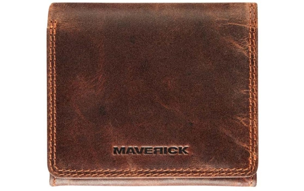 Maverick Portefeuille Original 10 x 9 cm, marron