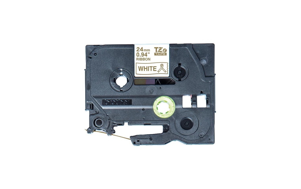 P-TOUCH P-touch bande 24mm blanc-or