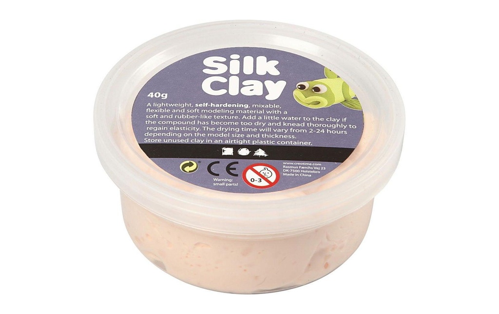 Creativ Company Matière à modeler Silk Clay 40 g Couleur de peau