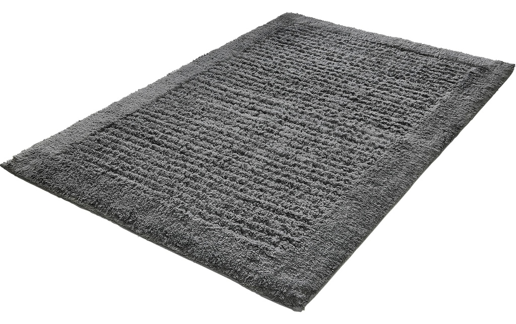 Kleine Wolke Tapis de bain Net 60 x 90 cm, Gris