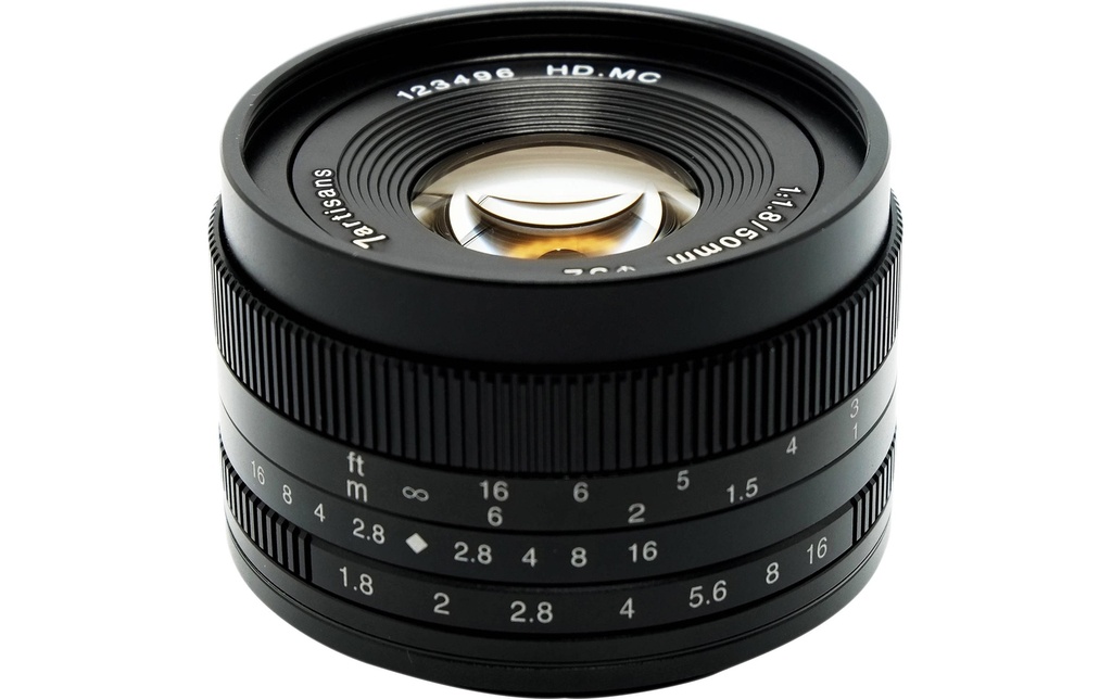 7Artisans Longueur focale fixe 50mm F/1.8 – Sony E-Mount