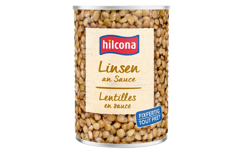 Hilcona Boîte Lentilles en sauce 430 g
