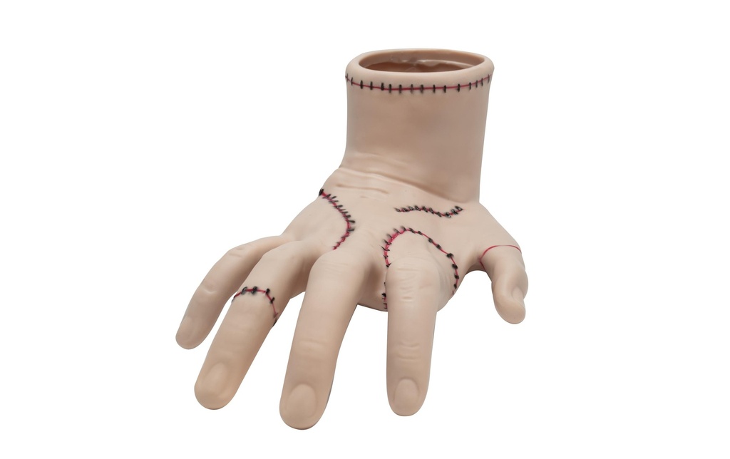 Thumbs Up! Wednesday pot à crayons au design de la main froide Beige