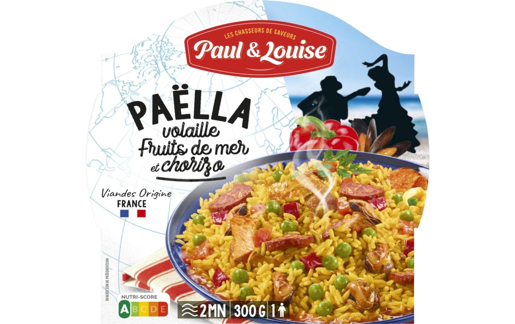 Paul & Louise Plat préparé Paella 300 g