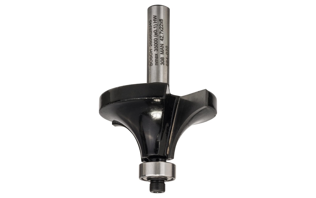 Bosch Professional Fraise pour arrondi Standard for Wood R1 15 mm, L 21.6 mm, G 66 mm