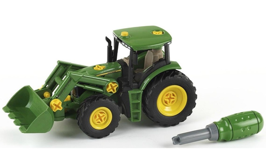 Klein-Toys Véhicules agricoles John Deere Tracteur avec chargeur frontal