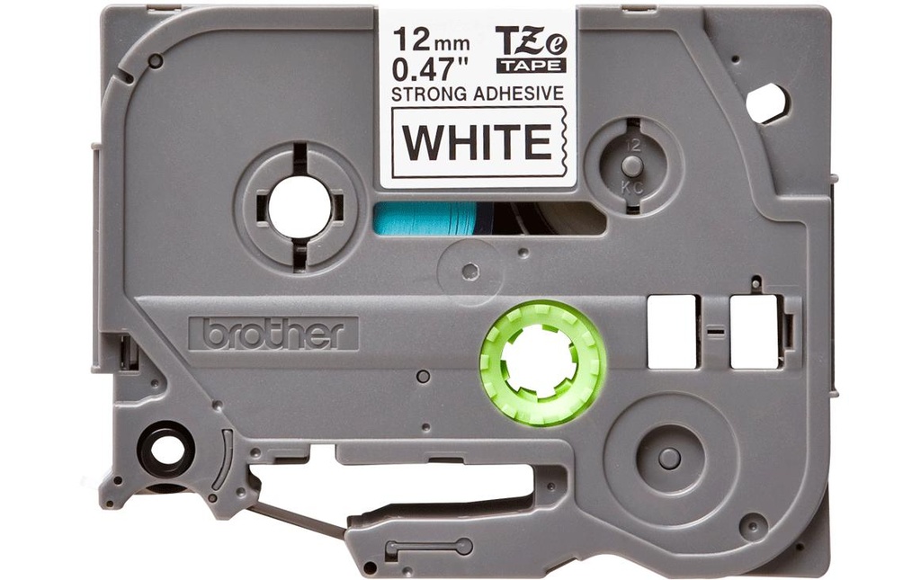 P-TOUCH Ruban P-Touch 12mm blanc-noir