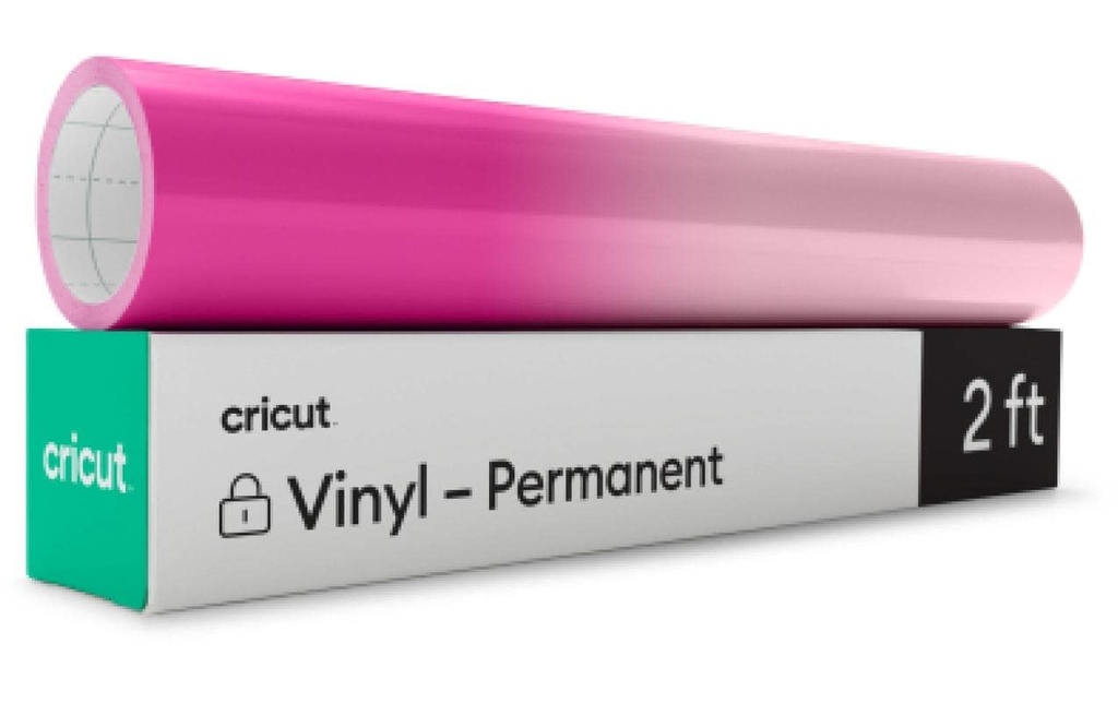 Cricut Film de vinyle Activé par la chaleur 30 x 60 cm, magenta/rose clair