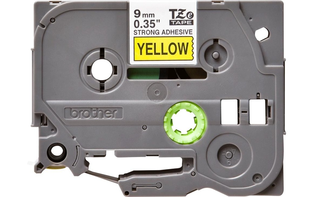 P-TOUCH Ruban P-Touch 9mm jaune-noir