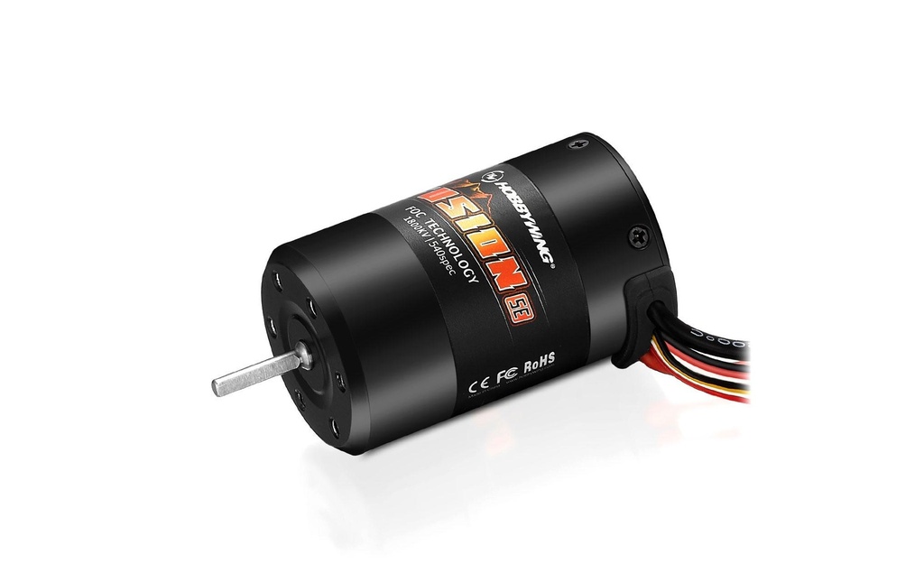 Hobbywing Kits d’entraînement sans brosse Quicrun Fusion SE 1800 kV, Crawler